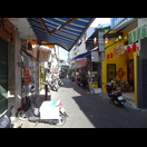 Die Straße, an der unser Hotel in Nha Trang liegt